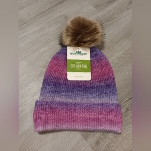 Northeast Outfitters Pink & Purple Youth Knit Beanie Hat